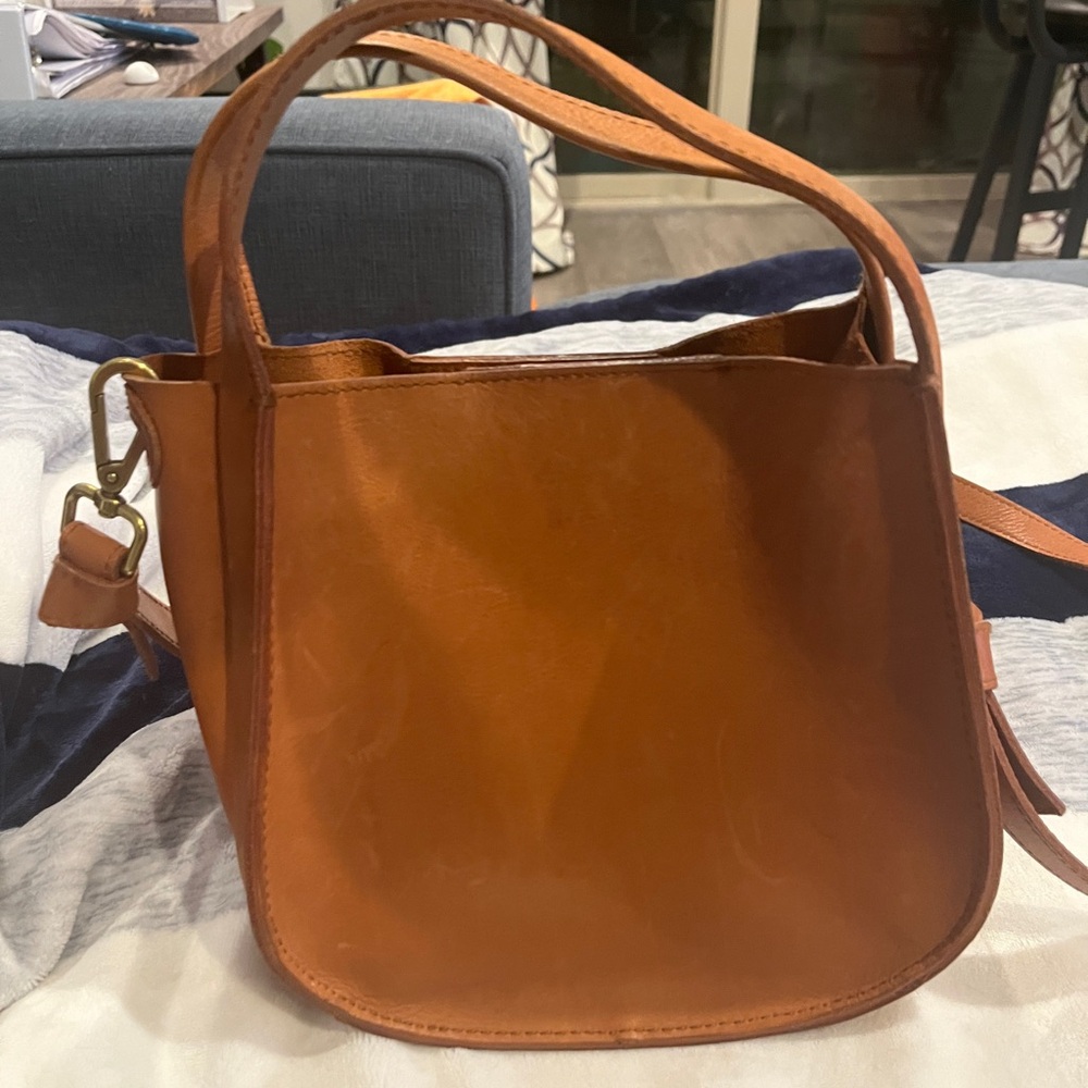 Madewell Brown Cross Body Bag with Adjustable Straps